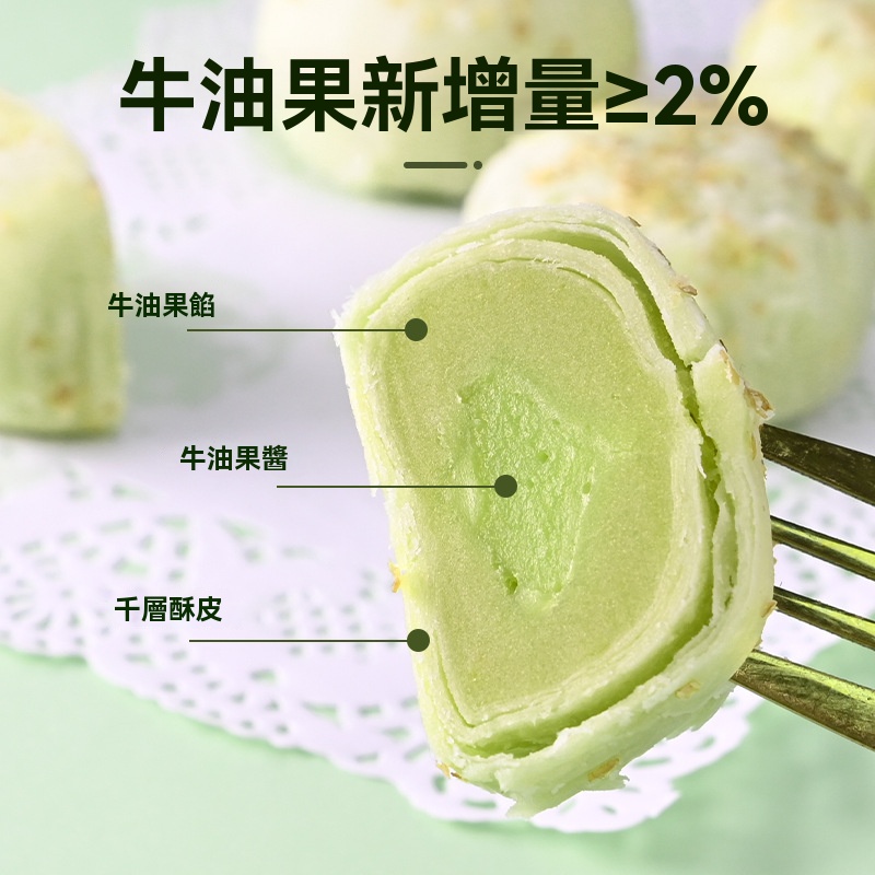 零蔗糖牛油果酥