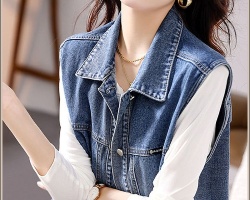 時尚牛仔馬甲